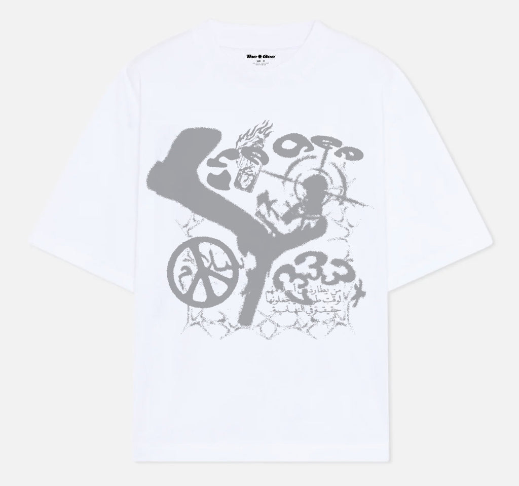 333 CREAM WHITE TEE