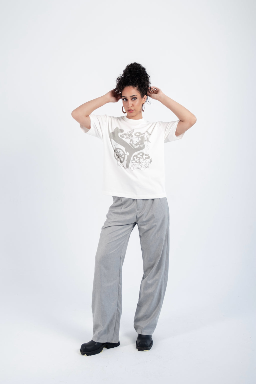 333 CREAM WHITE TEE
