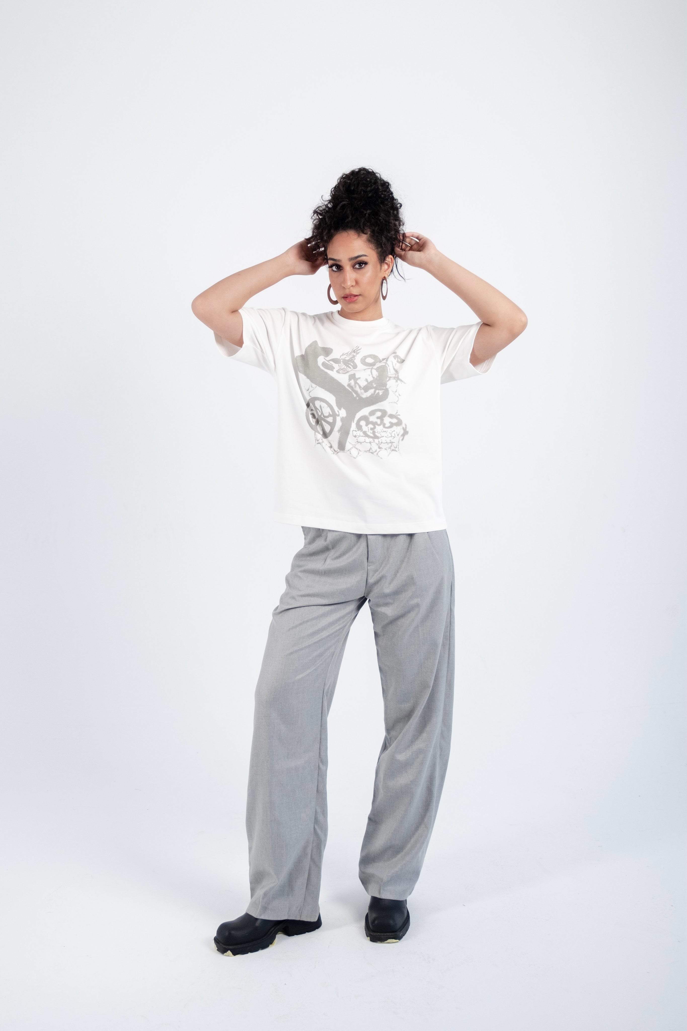 333 CREAM WHITE TEE