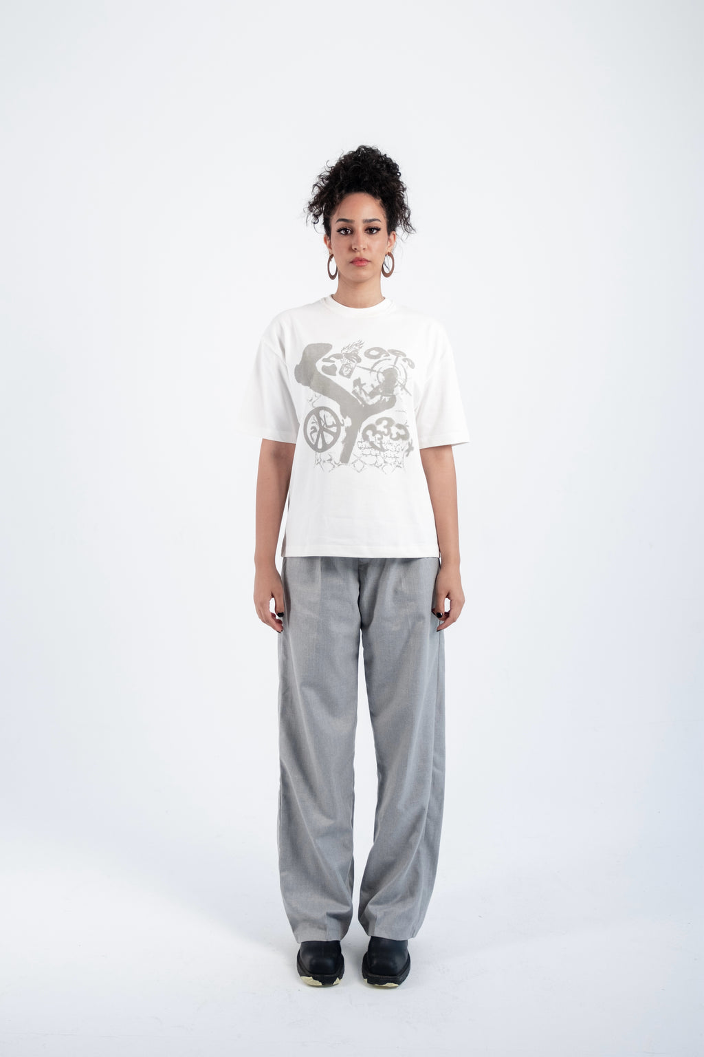 333 CREAM WHITE TEE
