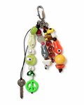 Peace Charm Keychain