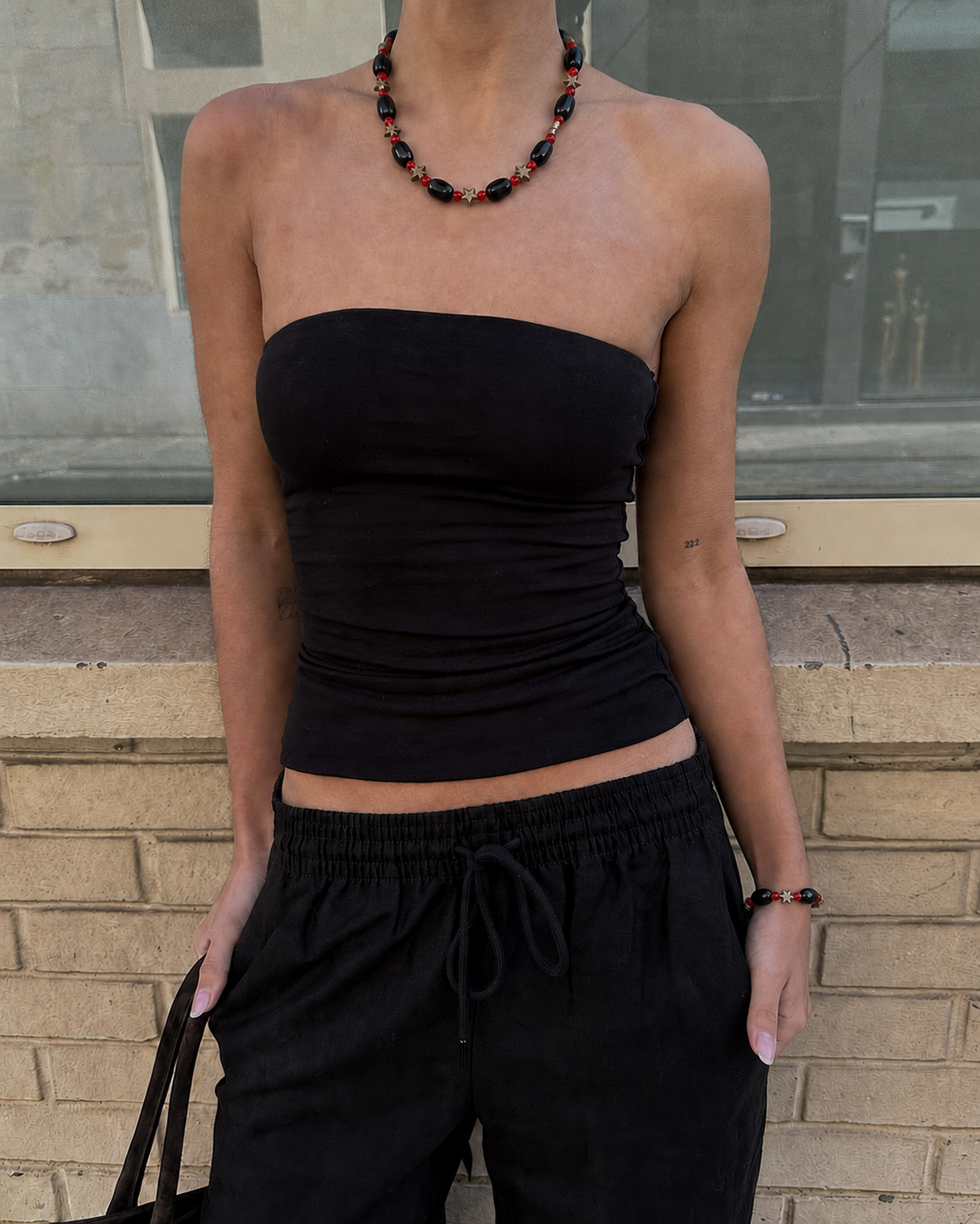 SUPERSTAR BLACK NECKLACE