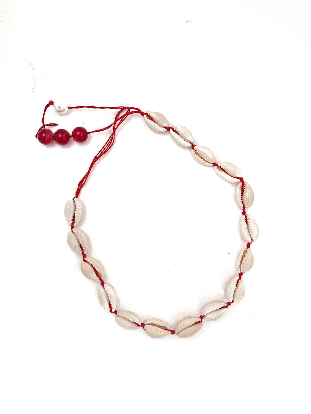 RED SHELLS CHOCKER